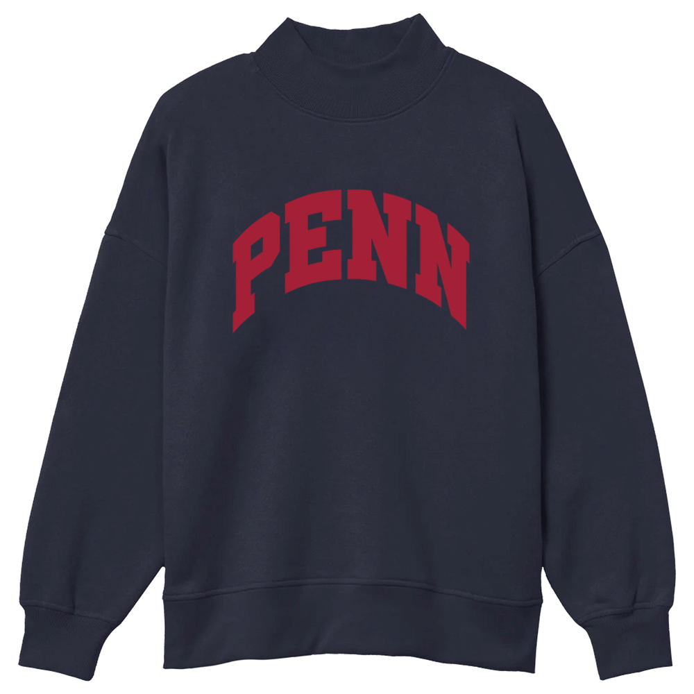 Penn Mock Neck Sweatshirt