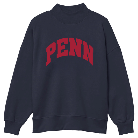 Penn Mock Neck Sweatshirt